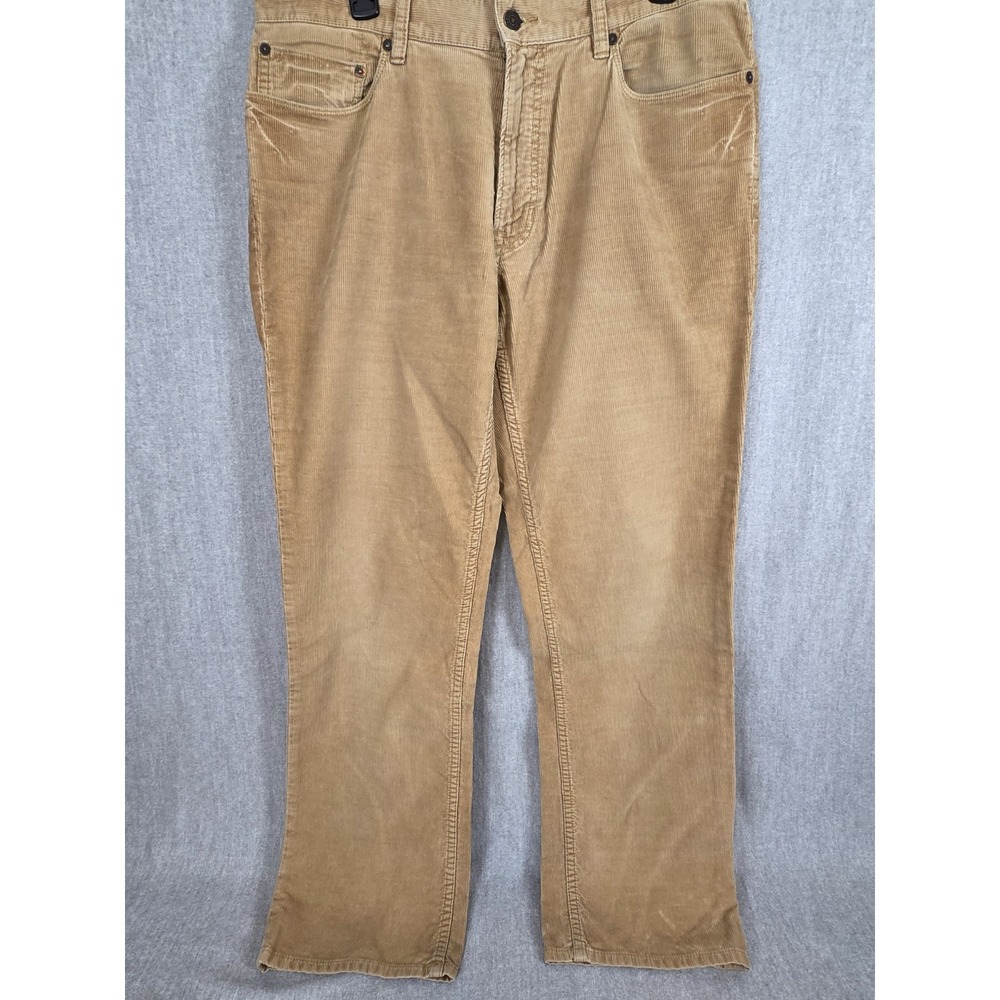 Polo Ralph Lauren Corduroy Pants 34x30 Brown Retro 90s Vintage Straight Leg